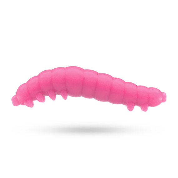 Capt'n Greenfin Boogie Worm 3cm (15-pack) - Pink