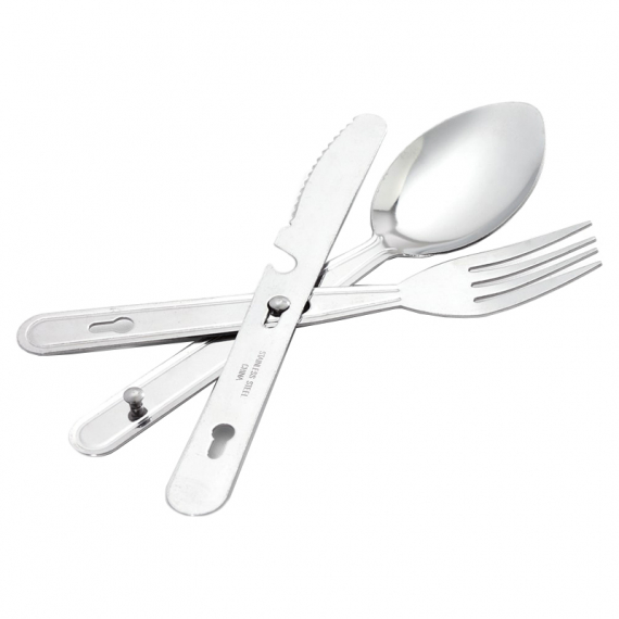 Coghlans Chow Kit (Knife, Fork & Spoon Set) in the group Outdoor / Camp Kitchen & Utensils / Cutlery & Accessories at Sportfiskeprylar.se (CG721BP)