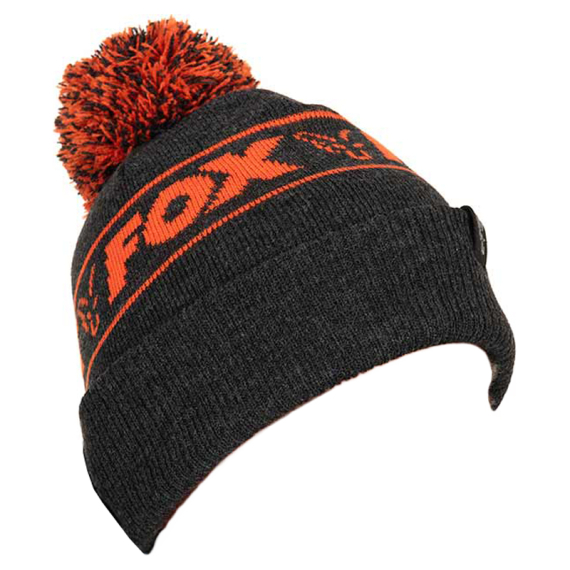 Fox Collection Bobbles Black & Orange in the group Clothes & Shoes / Caps & Headwear / Beanies & Hats at Sportfiskeprylar.se (CHH021)