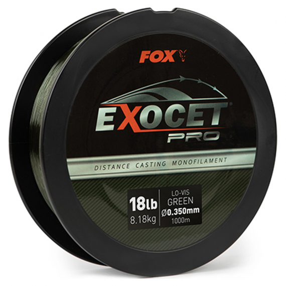Fox Exocet Pro Low Vis Green, 1000m in the group Lines / Monofilament Lines at Sportfiskeprylar.se (CML188r)