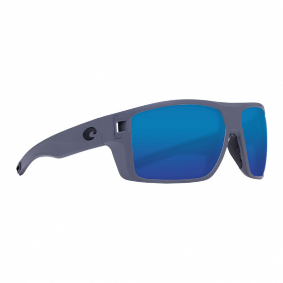 Costa DIEGO matte gray - blue mirror 580P in the group Clothes & Shoes / Eyewear / Polarized Sunglasses at Sportfiskeprylar.se (CO-DGO98-OBMP)