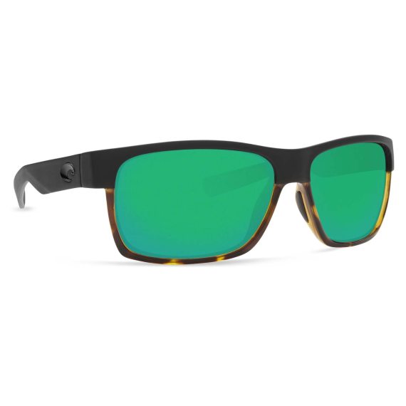 Costa Half Moon Black/Shiny Tort (Glas) - Green Mirror 580G in the group Clothes & Shoes / Eyewear / Polarized Sunglasses at Sportfiskeprylar.se (CO-HFM181-OGMGLP)