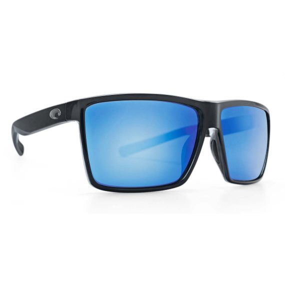 Costa Rincon Shiny Black (Glas) - Blue Mirror 580G in the group Clothes & Shoes / Eyewear / Polarized Sunglasses at Sportfiskeprylar.se (CO-RIN11-OBMGLP)
