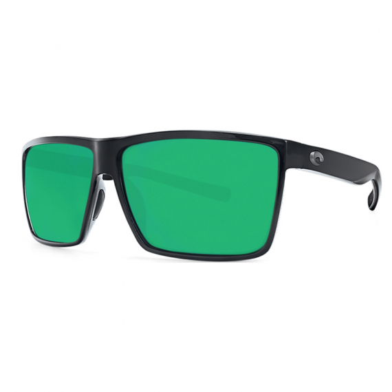 Costa RINCON Shiny Black - Green Mirror 580P in the group Clothes & Shoes / Eyewear / Polarized Sunglasses at Sportfiskeprylar.se (CO-RIN11-OGMP)