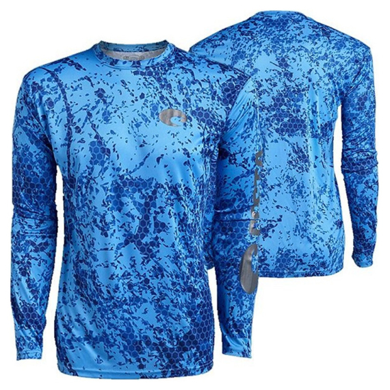 Costa Technical Hexo Camo Blue in the group Clothes & Shoes / Clothing / Sweaters / Long-sleeved T-shirts at Sportfiskeprylar.se (CO-TECHHEXO13Br)