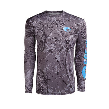 Costa Technical Hexo Camo Gray in the group Clothes & Shoes / Clothing / Sweaters at Sportfiskeprylar.se (CO-TECHHEXOr)