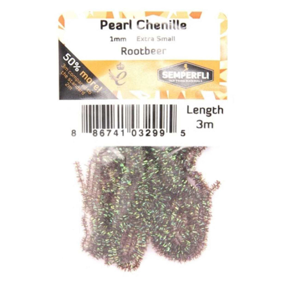 Semperfli Pearl Chenille 1mm - Rootbeer in the group Hooks & Terminal Tackle / Fly Tying / Fly Tying Material / Yarn & Chenille at Sportfiskeprylar.se (CPSC001RBR)