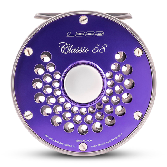 Loop Classic Reel Ported Twilight in the group Reels / Fly Reels & Extra Spools / Fly Reels at Sportfiskeprylar.se (CRV5-8PLr)
