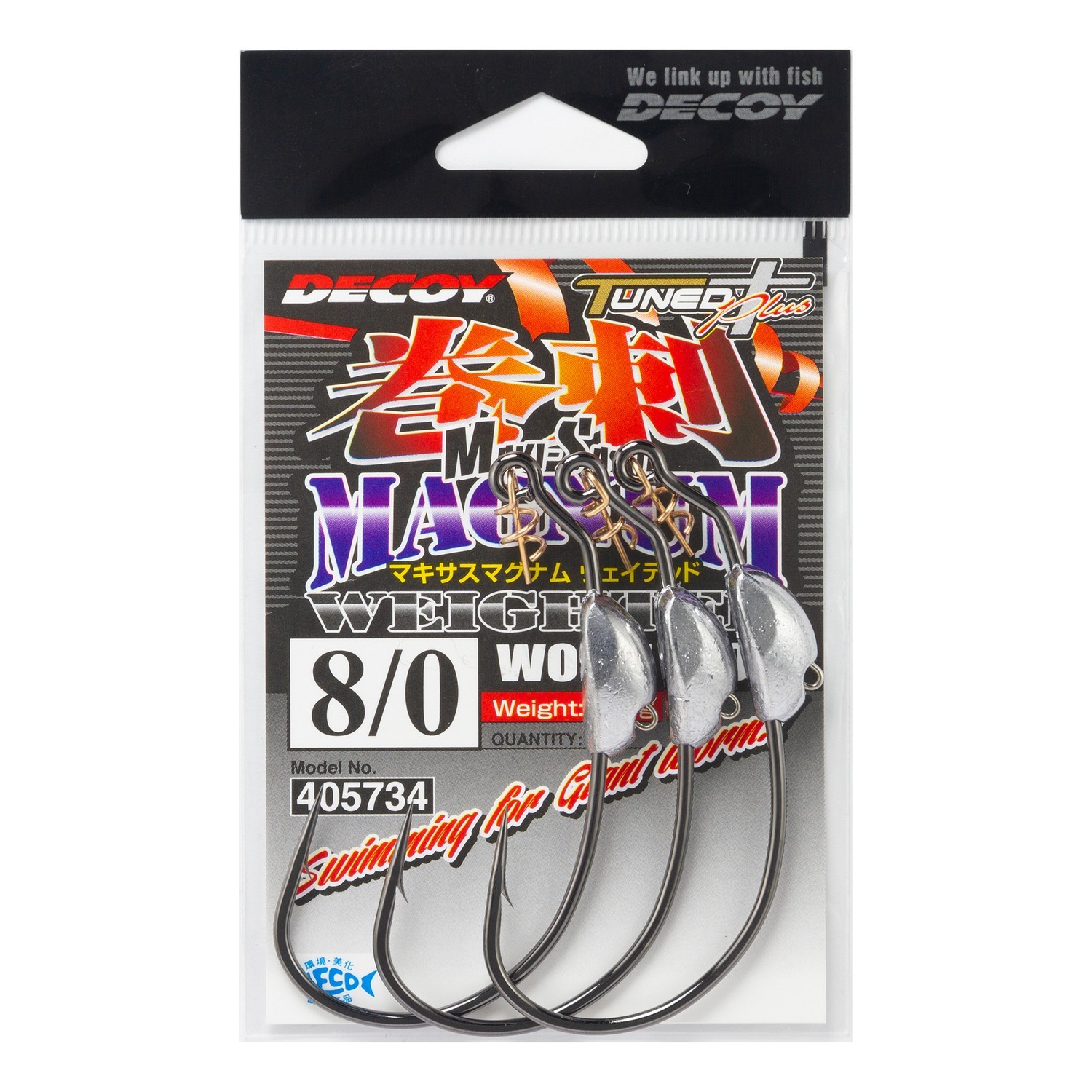 Decoy Worm130M Makisasu Magnum Weighted in the group Hooks & Terminal Tackle / Hooks / Offset Hooks at Sportfiskeprylar.se (D405734r)