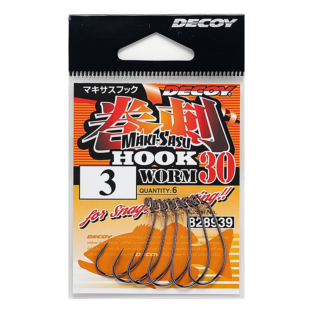 Decoy Worm30 Makisasu in the group Hooks & Terminal Tackle / Hooks / Offset Hooks at Sportfiskeprylar.se (D829035r)