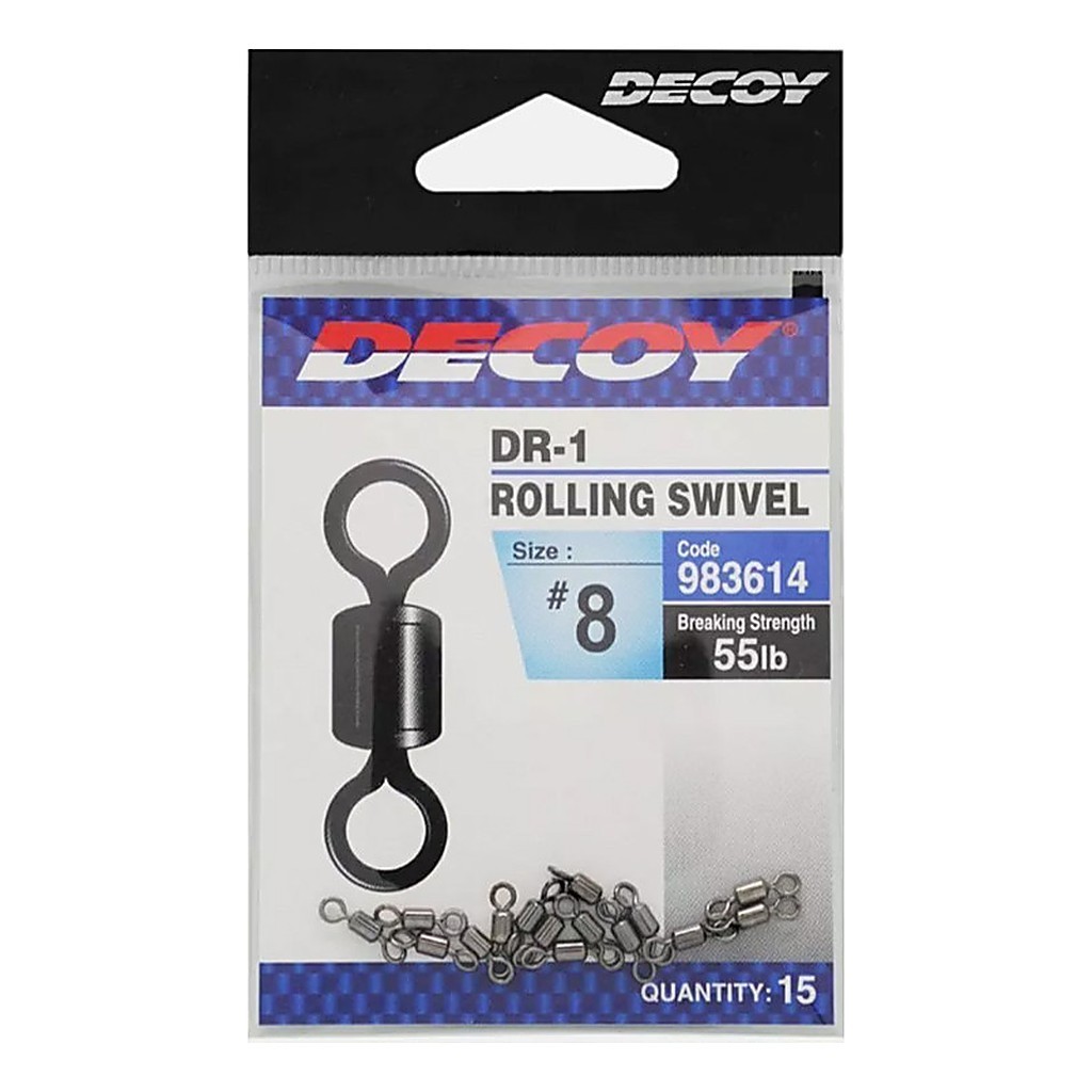 Decoy DR-1 Rolling Swivel in the group Hooks & Terminal Tackle / Swivels / Single Swivels at Sportfiskeprylar.se (D983607r)