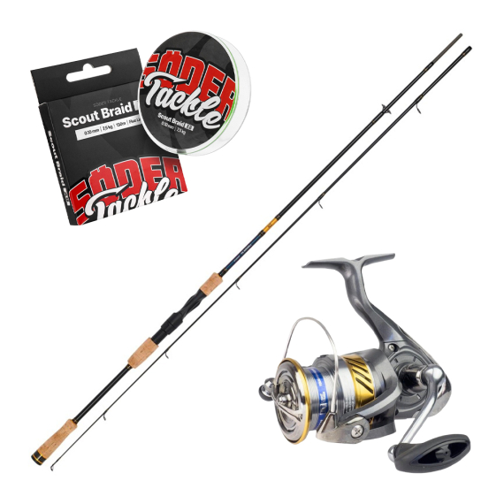 Daiwa Laguna XT Spin 8\'0\'\' 2pc 15-50g Combo in the group Combos / Spinning Combos / Allround Spinning Set at Sportfiskeprylar.se (DAIWALAGUNACOMBO)