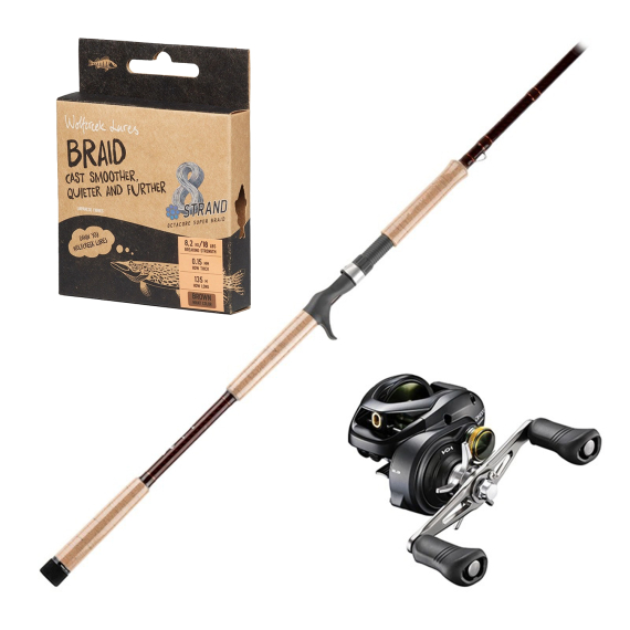 Wolfcreek Damn You Rod 2.0 - 8’6\'\' MultiPurpose, 6oz/180g Combo in the group Combos / Casting Combos / Baitcaster Combo Pike at Sportfiskeprylar.se (DAMNYOU20COMBO)