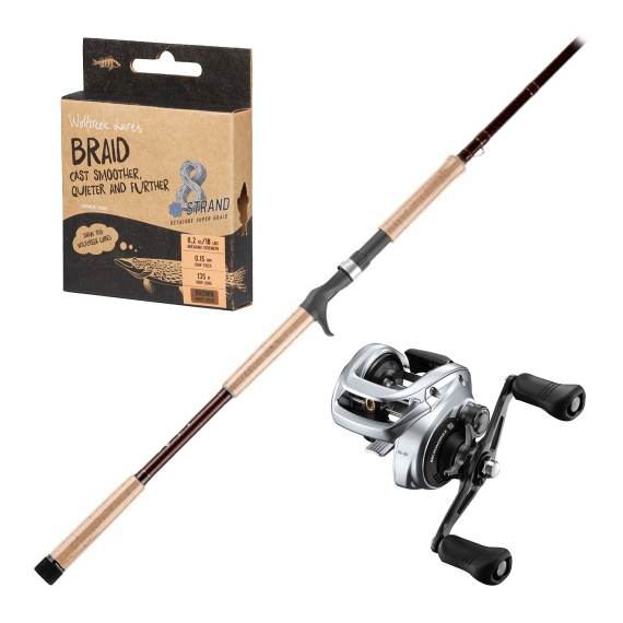 Wolfcreek Damn You Rod 2.0 10’ Monster 450g & Tranx Combo in the group Combos / Casting Combos / Baitcaster Combo Pike at Sportfiskeprylar.se (DAMNYOUMONSTERCOMBO)