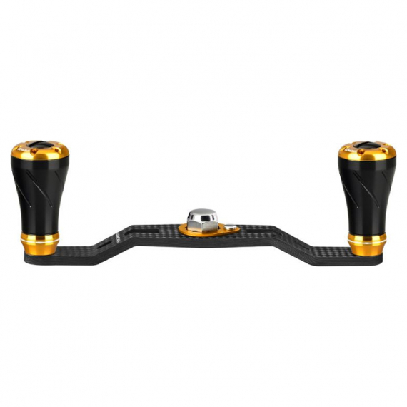 Gomexus 95mm Carbon Swept Handle with 20mm Aluminium Knob in the group Reels / Accessories Fishing Reels / Reel Handles at Sportfiskeprylar.se (DCS95A20BKGDr)