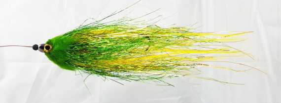 Dobb Daddy - SH Green Gold in the group Lures / Spin Flies at Sportfiskeprylar.se (DD-F03)