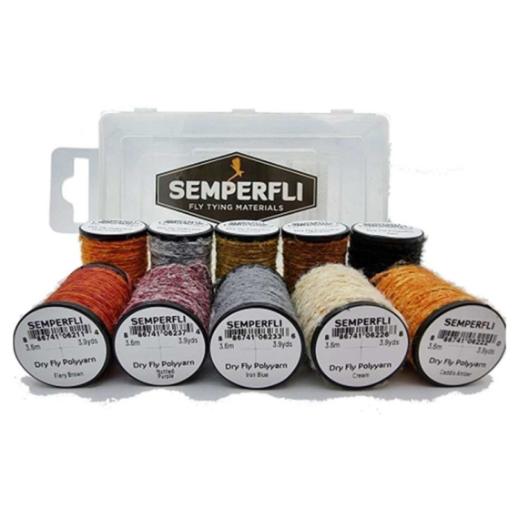 Semperfli Dry Fly Polyyarn Collections General Dry Fly Collection in the group Hooks & Terminal Tackle / Fly Tying / Fly Tying Material / Yarn & Chenille at Sportfiskeprylar.se (DDFPBOXDRY)