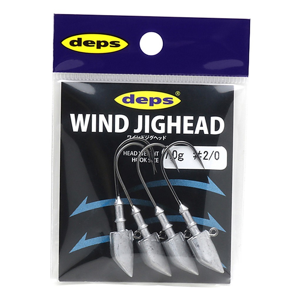 Deps Wind Jig Head in the group Hooks & Terminal Tackle / Jig Heads / Bullet Jig Heads at Sportfiskeprylar.se (DE709207r)