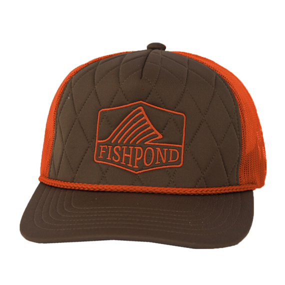 Fishpond Dorsal Fin Quilted Trucker Hat - Campfire in the group Clothes & Shoes / Caps & Headwear / Caps at Sportfiskeprylar.se (DFQTH-C)
