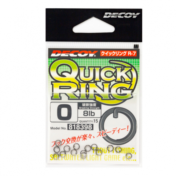 Decoy R-7 Quick Ring in the group Hooks & Terminal Tackle / Stingers & Stinger Accessories / Stinger Accessories at Sportfiskeprylar.se (DR70r)