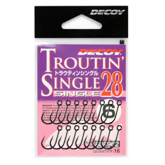 Decoy Single28 Troutin Single in the group Hooks & Terminal Tackle / Hooks / Single Hooks at Sportfiskeprylar.se (DS284r)
