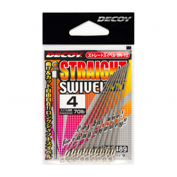 Decoy SN-10 Straight Swivel in the group Hooks & Terminal Tackle / Swivels at Sportfiskeprylar.se (DSN102r)