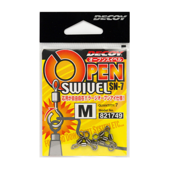 Decoy SN-7 Open Swivel in the group Hooks & Terminal Tackle / Swivels at Sportfiskeprylar.se (DSN7Lr)