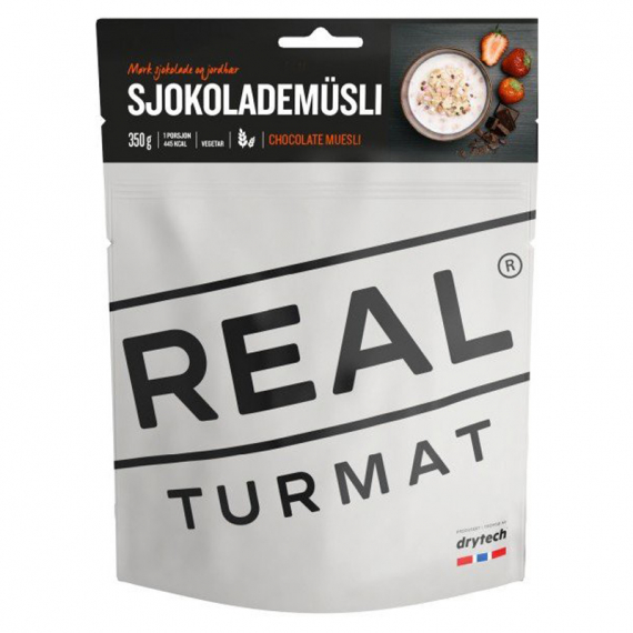 Real Turmat Chocolate Muesli in the group Outdoor / Camp Food / Freeze Dried Food at Sportfiskeprylar.se (DT5362)