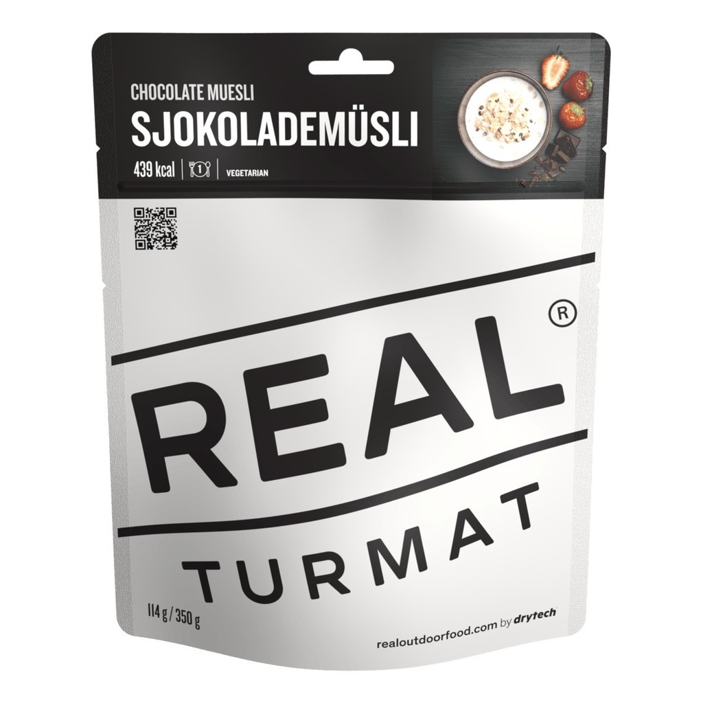 Real Turmat Chocolate Muesli in the group Outdoor / Camp Food / Freeze Dried Food at Sportfiskeprylar.se (DT6051)