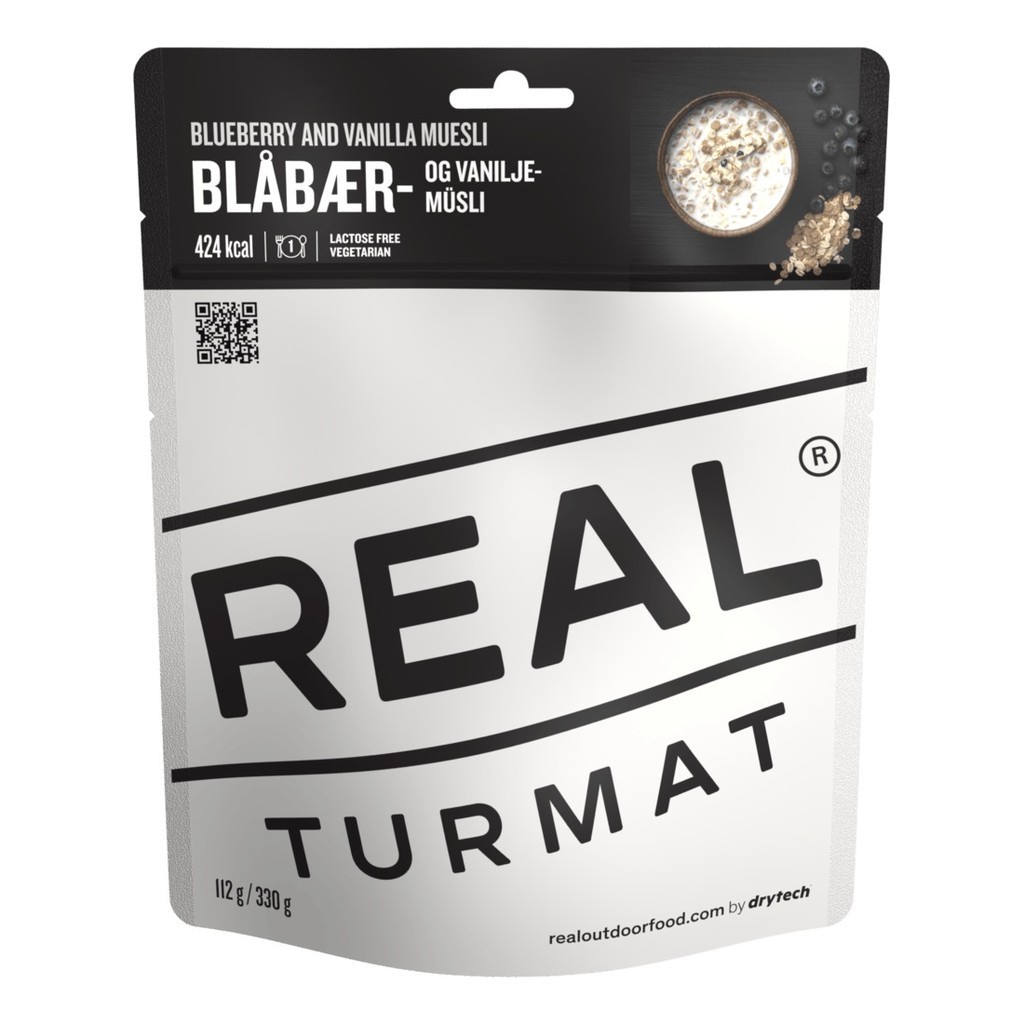 Real Turmat Blueberry And Vanilla Muesli in the group Outdoor / Camp Food / Freeze Dried Food at Sportfiskeprylar.se (DT6052)