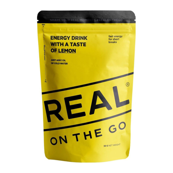 Real Turmat Energy Drink - Lemon in the group Outdoor / Camp Food / Beverages at Sportfiskeprylar.se (DT9276)