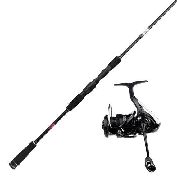 Daiwa TD Pitch Black/Fuego Perch & Zander Combo in the group Combos / Spinning Combos at Sportfiskeprylar.se (DTDPBFSET)