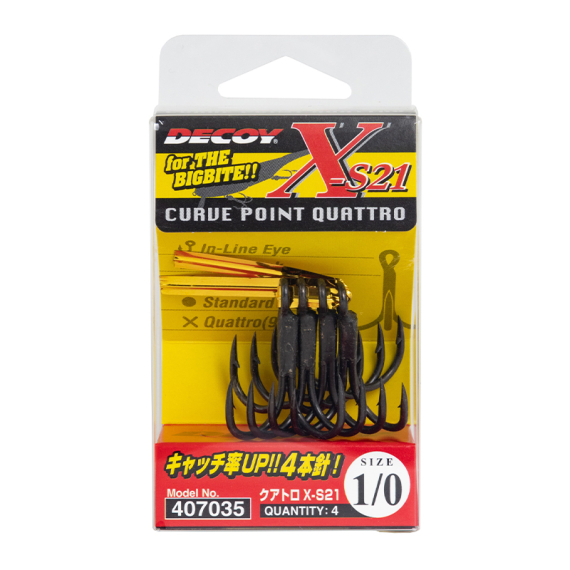 Decoy Quattro X-S21 in the group Hooks & Terminal Tackle / Hooks at Sportfiskeprylar.se (DTXS211r)