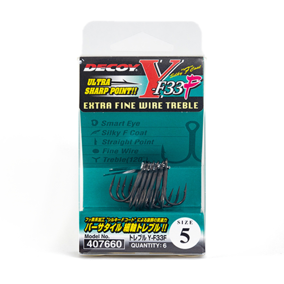 Decoy Treble Y-F33F in the group Hooks & Terminal Tackle / Hooks at Sportfiskeprylar.se (DTYF33F10r)