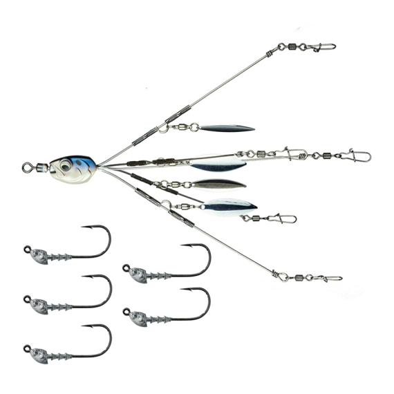 6th Sense Divine Umbrella Rig Kit - 4K Shad in the group Lures / Umbrella Rig at Sportfiskeprylar.se (DUBRJR55K1-4KS)