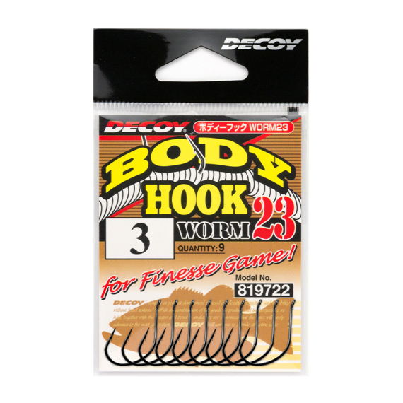 Decoy Worm23 Body Hook in the group Hooks & Terminal Tackle / Hooks at Sportfiskeprylar.se (DW231r)
