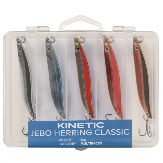Kinetic Jebo Herring Classic (5pcs) - 18g in the group Lures / Sea Trout Lures & Coastal Wobblers / Sea Trout Lures at Sportfiskeprylar.se (E131-009-163)