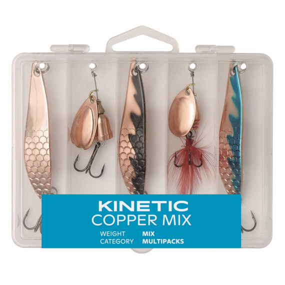 Kinetic Copper Mix (5pcs) in the group Lures / Lure Kits at Sportfiskeprylar.se (E227-023-163)