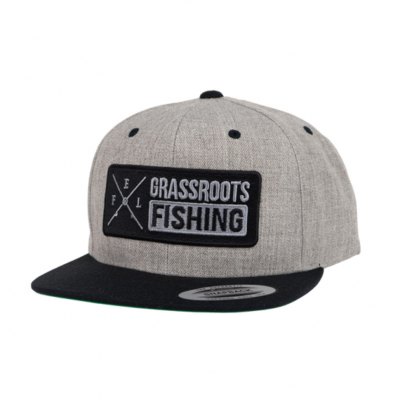 Eastfield Snapback Cap Grey - Grassroots Fishing in the group Clothes & Shoes / Caps & Headwear / Caps / Snapback Caps at Sportfiskeprylar.se (EFL103545674878-2)