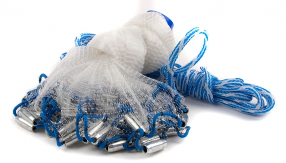Wiggler Kastnät miljövänlig 6mm Nylon järnsänken in the group Tools & Accessories / Casting Nets & Baitfish Traps / Casting Nets at Sportfiskeprylar.se (EVKN)
