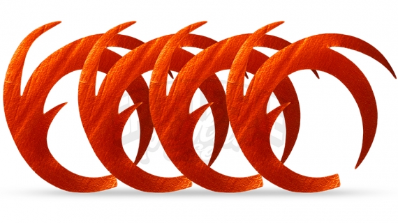 Dragon Tails XL 4-pack, Orange in the group Hooks & Terminal Tackle / Fly Tying / Fly Tying Material / Tails at Sportfiskeprylar.se (F-DT4109)
