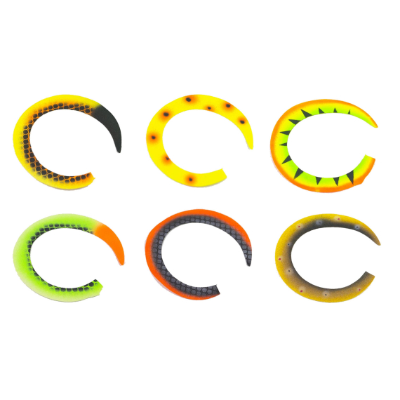 Custom JumboWiggle Tails (Slim) by Backlure in the group Fishing methods at Sportfiskeprylar.se (F-WT2010r)