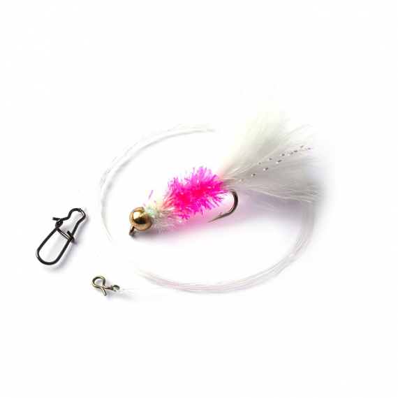 Darts Fly with leader - Fritz Cats Whisker #6 Pink in the group Lures / Bombarda & Float N\' Fly / Float N\' Fly at Sportfiskeprylar.se (F000-002)
