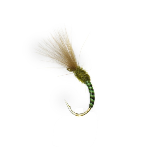 Shuttlecock Quill Emerger Olive # 15 in the group Lures / Flies / Dry Flies at Sportfiskeprylar.se (F30-1007-15)