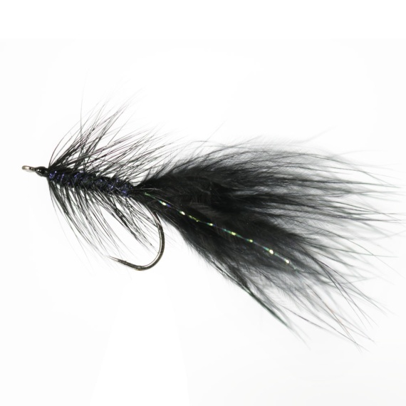 Black Wooly Bugger # 4 in the group Lures / Flies / Shore Flies at Sportfiskeprylar.se (F30-1010-4)