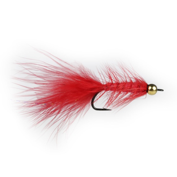 Wolly Bugger BH Red # 6 in the group Lures / Flies / Streamers at Sportfiskeprylar.se (F30-1055-6)