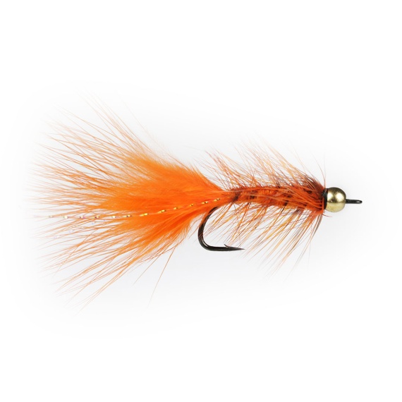 Wolly Bugger BH Orange # 6 in the group Lures / Flies / Streamers at Sportfiskeprylar.se (F30-1056-6)