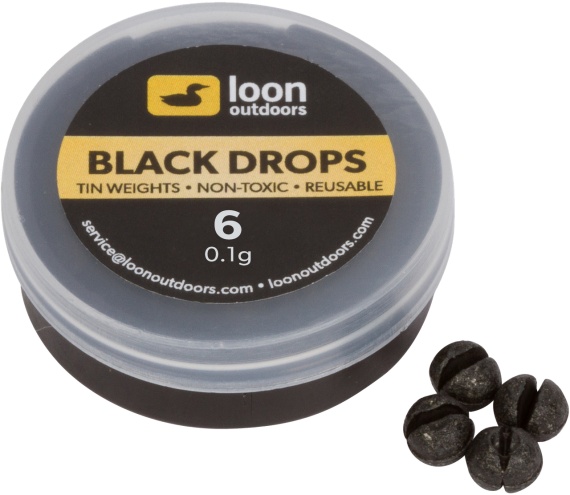 Loon Black Drop - Refill Tub in the group Hooks & Terminal Tackle / Sinkers & Weights / Lead & Split Shots at Sportfiskeprylar.se (F7154r)