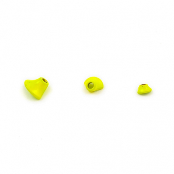 Frödin FITS Tungsten 1/2 Turbokoner - Fl Yellow MICRO in the group Hooks & Terminal Tackle / Fly Tying / Fly Tying Material / Cones at Sportfiskeprylar.se (F77-01)