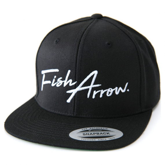 Fish Arrow FA Flat Cap Black in the group Clothes & Shoes / Caps & Headwear / Caps / Snapback Caps at Sportfiskeprylar.se (FA-4573251345405)